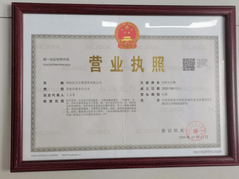 營業(yè)執(zhí)照對于產品,他有著很高的要求,既然要做,就要做出成.