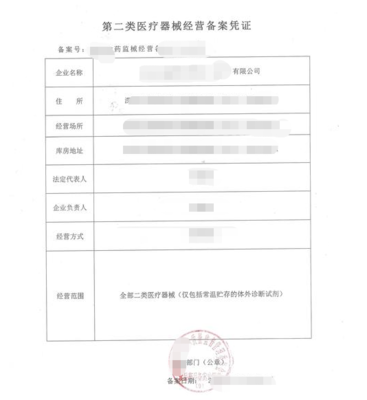 在宜昌經營哪些產品需要辦二類醫(yī)療器械經營備案